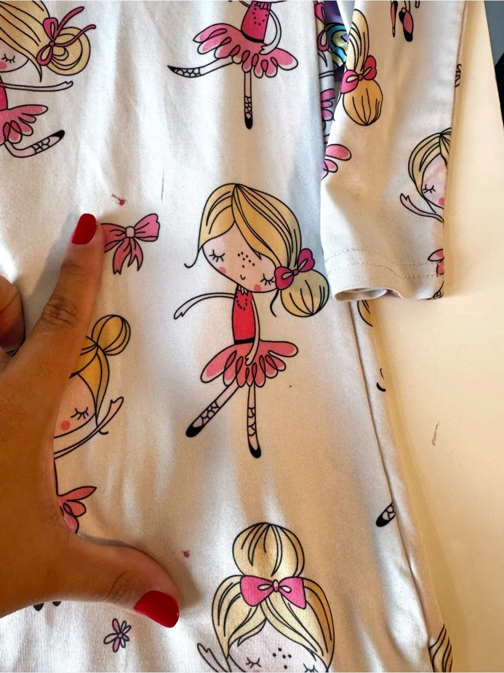 Girls Nightgown Bundle Size 6/7 Unicorn & Ballerina Sleep Dresses Set of 2 - Picture 14 of 14